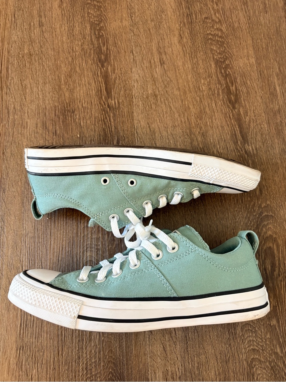 Converse Chuck Taylor All Star Madison Sneaker Herby Green Low Top Canvas Size 8 - Picture 2 of 9